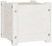 Biała donica ogrodowa S1-B62