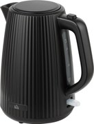 HOMCOM Elektryczny czajnik, 1,7 l, funkcja szybkiego gotowania, 2025 W, z wyjmowanym filtrem kamienia, automatyczne wyłączanie, czarny | Aosom PL