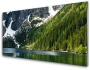 Panel Szklany Jezioro Las Góry Krajobraz