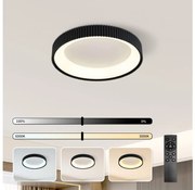 Brilagi - LED ściemnialna lampa sufitowa FALCON MODERN LED/30W/230V 40 cm czarna + pilot