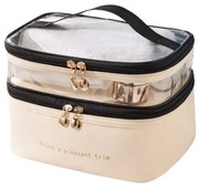 Kosmetyczka FLOORY 17x23 cm, kremowa