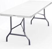 Casaria Bufetowy stół KAMIL składany, 76x183x74cm, biała
