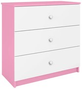 Komoda dla dziewczynki - biało B9-F39