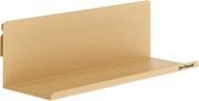 Półka wisząca metalowa beżowa, 400 mm: JOANNE Fresh Style