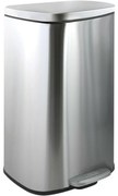 Spirella Kosz na śmieci z pedałem soft-close Akira 50 l, szczotkowana stal nierdzewna, 50 l