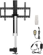 Rozsuwany Uchwyt Ś‌cienny do Telewizora, SucceBuy z Napędem Silnikowym do Telewizorów Plazmowych LCD/LED/OLED o Przekątnej 66-152.4 CM, Elektryczny, Czarny