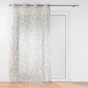 Beżowa firanka z woalu 140x280 cm Alma – douceur d'intérieur