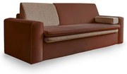 Ceglasta rozkładana sofa 237 cm Wilson – Miuform