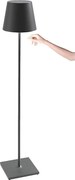 Lampa LED Poldina Pro XXL, ciemnoszara, akumulatorowa i ściemnialna, 150 cm, z czasem pracy na baterii do 12 godzin.