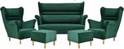Zestaw wypoczynkowy sofa + 2 fotele Family Meble