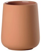 Pomarańczowy kamionkowy kubek na szczoteczki do zębów Nova One – Zone