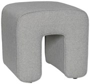 Szary puf Sculpture – Hübsch