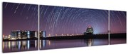 Obraz nocnego nieba z gwiazdami (170x50 cm)