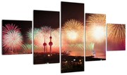 Obraz fajerwerków (125x70 cm)