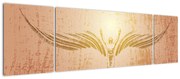 Obraz - Anielska abstrakcja (170x50 cm)