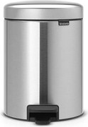Kosz na śmieci Newicon 3L Matowy Stalowy Kod A Srebrny - Kolekcja Touch Bin