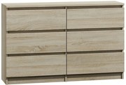 Komoda dąb sonoma 120 cm C9-W69