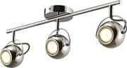Chromowana lampa sufitowa ze spotami - 3X S982 D2-E64