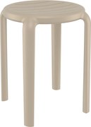 Plastikowy taboret do domu i kawiarni Tom Bar 45