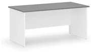 Biurko proste PRIMO WHITE, 1600 x 800 mm, biały/grafit