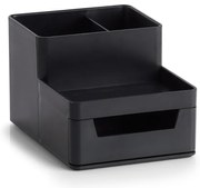 Organizer na biurko z plastiku, 11,2 x 15,5 x 9,5 cm