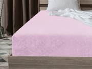 PrzytulneMieszkanie.pl Prześcieradło frotte EXCLUSIVE jasno fioletowe 180 x 200 cm