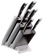 Wüsthof CLASSIC IKON 7-częściowy zestaw noży kuchennych z blokiem, jesion/czarny