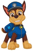Naklejka 3D Paw Patrol Chase, 14 x 20 cm