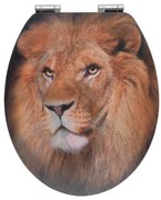 Deska sedesowa z nadrukiem 3D LION z MDF, WENKO