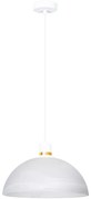 Biała wisząca lampa sufitowa - D2-C57