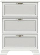 Duża trzydrzwiowa szafka na buty fineline crema L3-K56