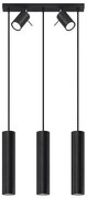 Lampa wisząca RING 3 czarny SOLLUX LIGHTING