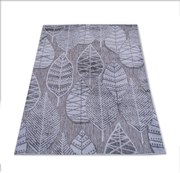 Dywan zewnętrzny Modena listki szare 60 cm x 100 cm