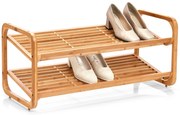 Bambusowy stojak na buty, obuwie, 2 poziomy, ZELLER