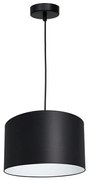 Lampa wisząca ARDEN 1xE27/60W/230V pr. 25 cm czarno-biała