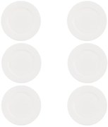 Białe porcelanowe talerze zestaw 6 szt. ø 27 cm Ala – Villa Altachiara
