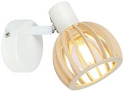 Biało-naturalny kinkiet ø 10 cm Atarri – Candellux Lighting