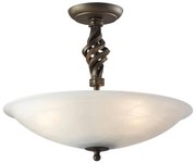 Elstead PB-SF-A-BLK-GOLD - Żyrandol natynkowy PEMBROKE 3xE14/60W/230V