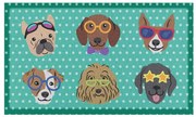 Wycieraczka 40x70 cm Dogs on Polka Dots – Artsy Doormats