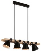 Brilo - Żyrandol na lince TALLE 4xE27/40W/230V