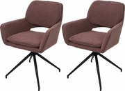 Krzesło do jadalni MCW-N74 (zestaw 2 sztuk),  jasnobrązowy