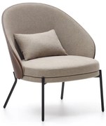 Jasnobrązowy fotel Eamy – Kave Home