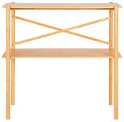Bambusowa konsola w naturalnym kolorze 32x83 cm Manaus – House Nordic