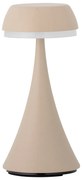 Beżowa lampa stołowa LED z metalowym kloszem (wysokość 17,5 cm) Pepple – Bloomingville