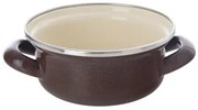 Orion Emaliowany rondel z rantem Brown, 0,65 l, 0,65 l