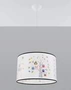 Lampa wisząca SOWY 40 biała SOLLUX  LIGHTING