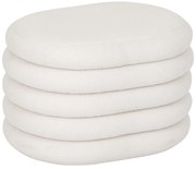 Ława tapicerowana boucle z funkcją przechowywania GIULIA, 59 x 45 x 40 cm