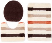 Stylowy kremowy zestaw dywaników łazienkowych W0-K83