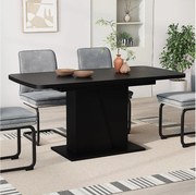 Stół jadalny czarny 120x80x77.3 fenaro