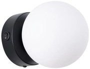 Czarno-biały kinkiet Blaze – Nice Lamps